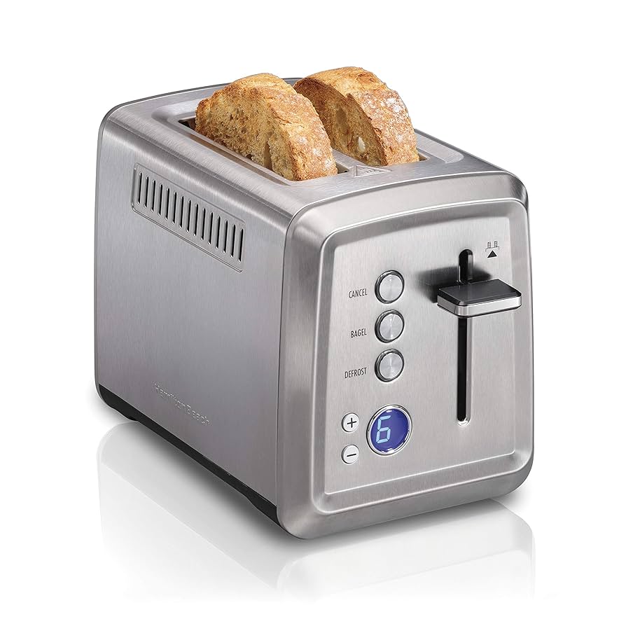 Amazon.com: Hamilton Beach 2 Slice Toaster with Extra-Wide